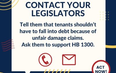Action Alert: Contact your legislators to vote YES on HB 1300